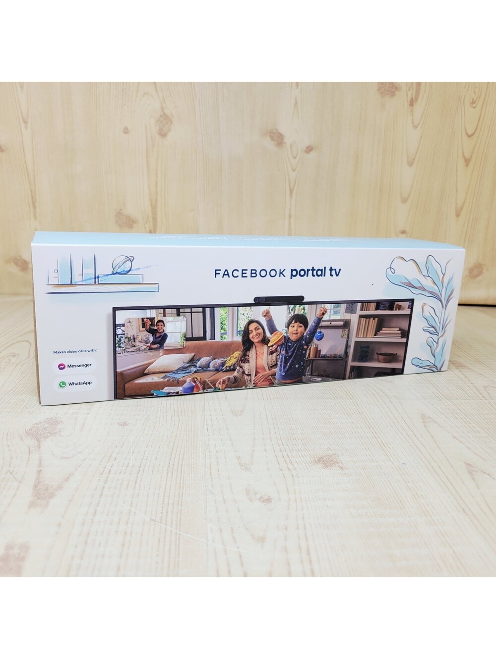 Meta Facebook Portal TV Smart Device Model LW94NS w/Remote & Power Adapter